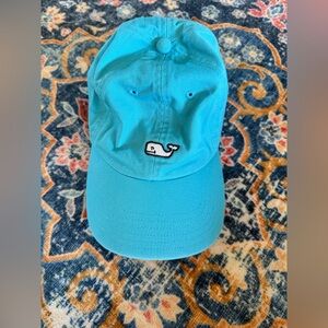 260 Vineyard Vines Kids Blue Whale Logo Baseball Hat Adjustable Strap Cotton